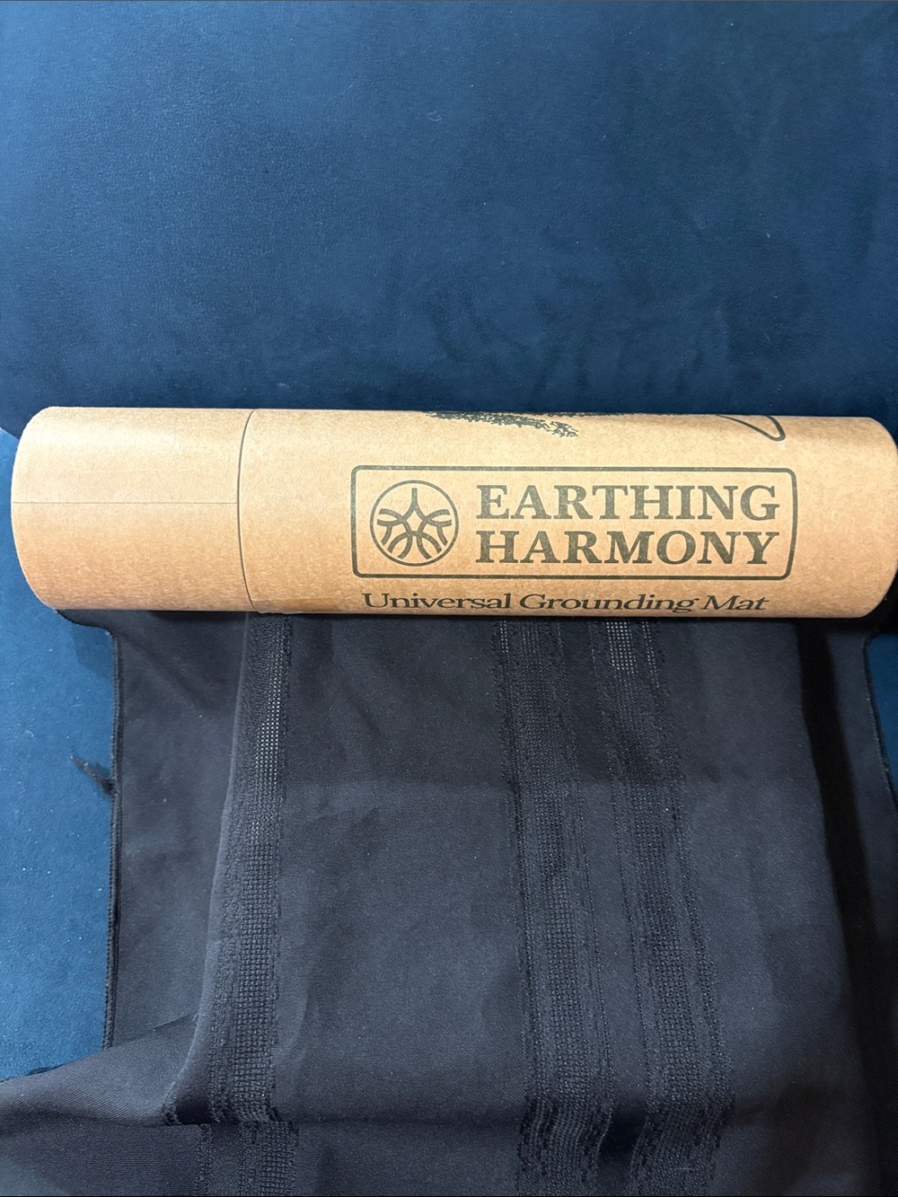 Earthing Harmony Black Universal Grounding Mattress Cover